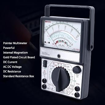 Eujgoov Pointer Multimeter MF47C: Anti Burning, Compact & Portable