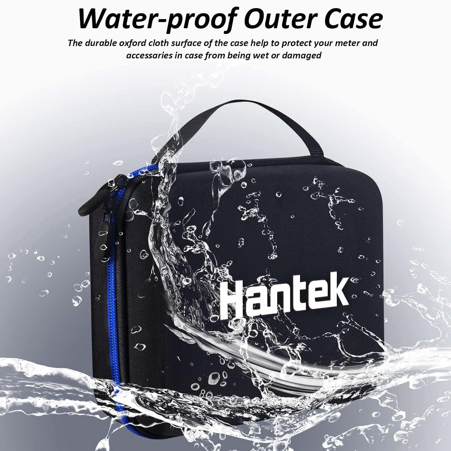 Hantek Universal EVA Protective Hard Tool Case 11 Inches for Oscilloscope Multimeter Digital Current Clamp Voltage Tester Electronic Meter 1Pcs Carrying Box Only - Large