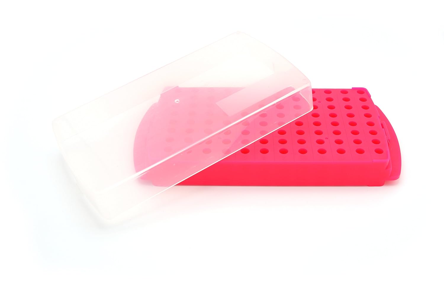 Heathrow Scientific HS2345C Reversible Tube Rack 96 Well, Polypropylene, Blue (Set of 5)