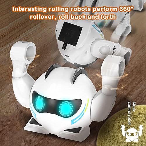 Miniatura 2 de Juguete de robot para niños juguetes inteligentes Aokid para edades de 3 a 8 años robot con sensor táctil juguetes musicales regalo para niños y