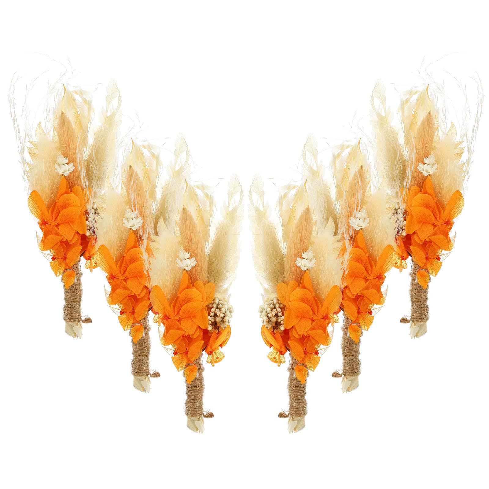 STOBAZA 2piezas Ramo De Flores Secas Mini Bouquet Decorativo para Bodas y Eventos De para Decoración del Hogar y Manualidades
