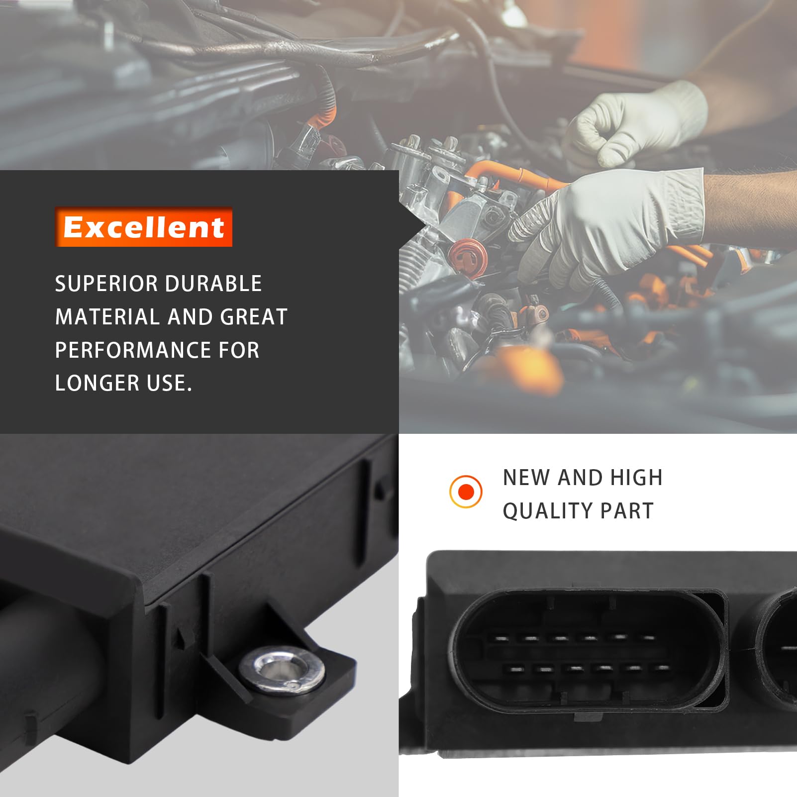12217788327 Unità di controllo relè candelette compatibile con serie 3 5 6 7 X3 X5 X6 E46 E90 E91 E92 E93 E60 E61 E63 E64 E65 E66 E67 E83 E53 E53 70 E70 1 E72#12217801201, GSE102