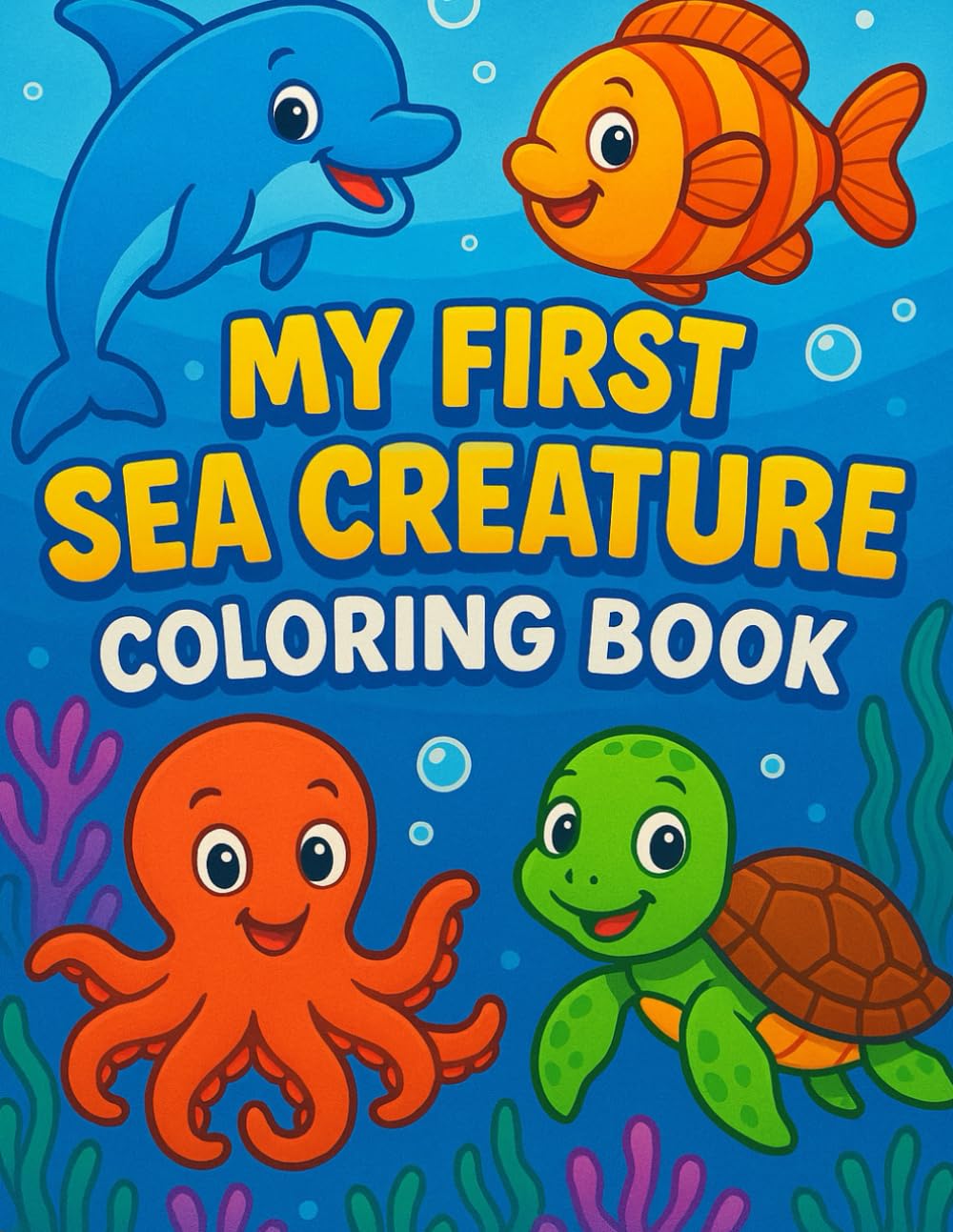 My First Sea Creature Coloring Book (My First Coloring Books)