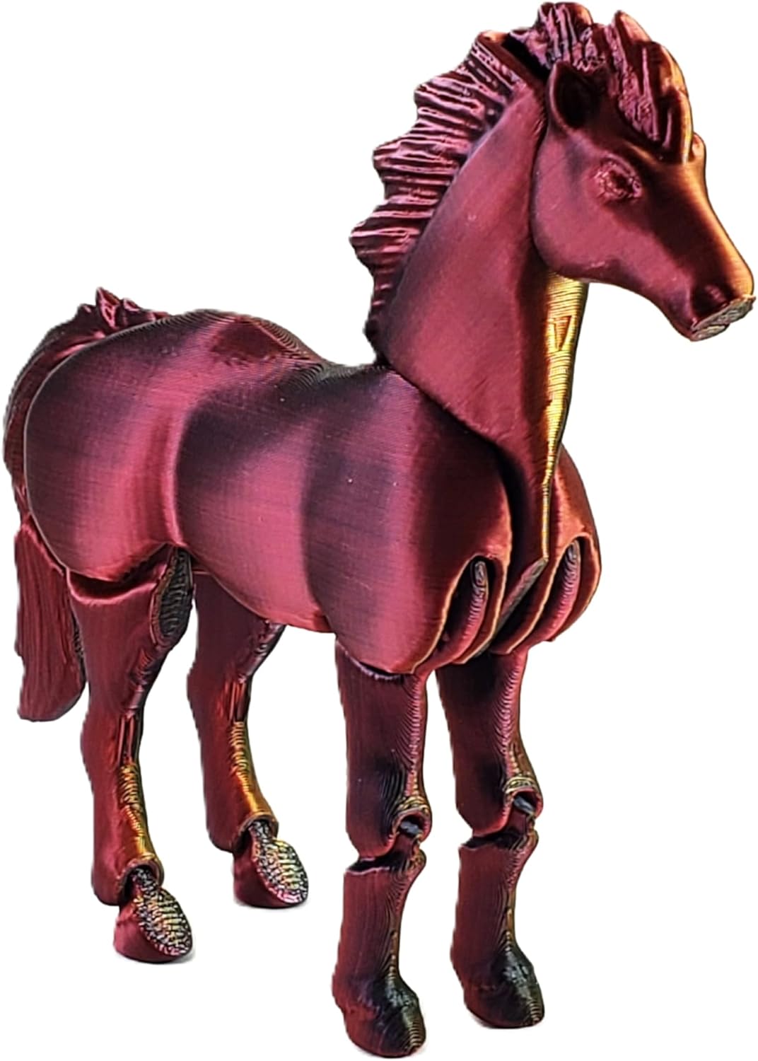 3D Printed Articulating Horse (Blue/Purple)