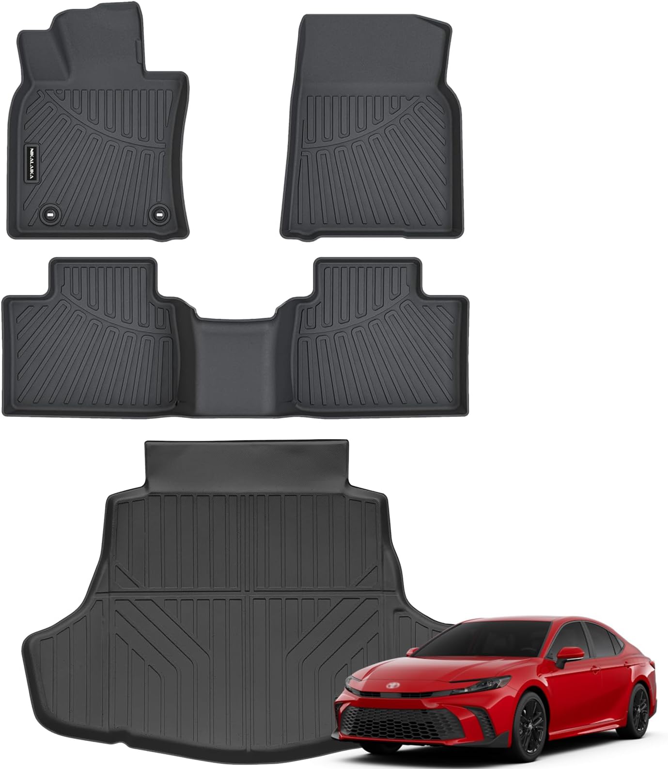 Amazon.com: LASFIT Floor Mats for Toyota Camry 2025 (Include Hybrid ...