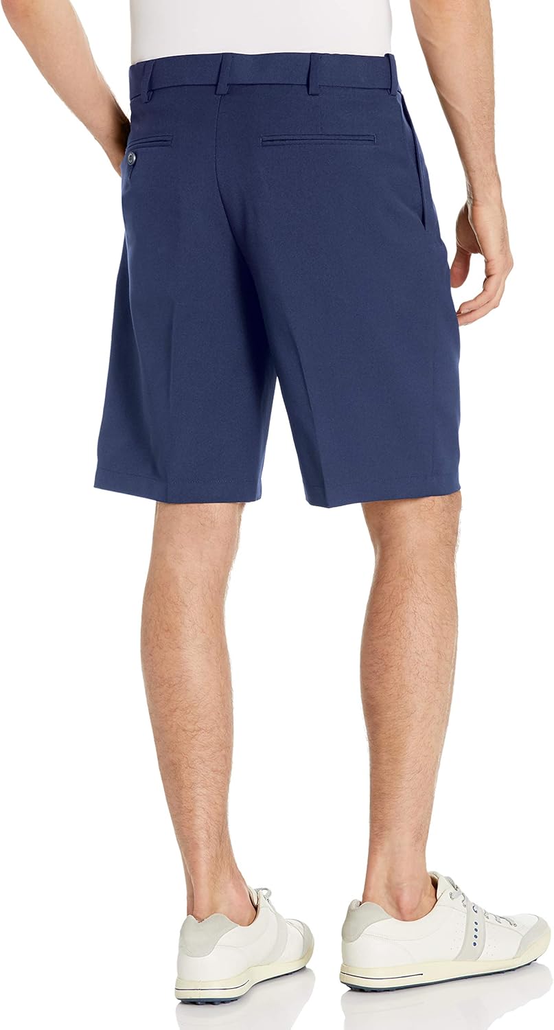 PGA TOUR Men's Double Pleat Golf Short with Active Waistband, 9" Inseam at  Men’s Clothing store