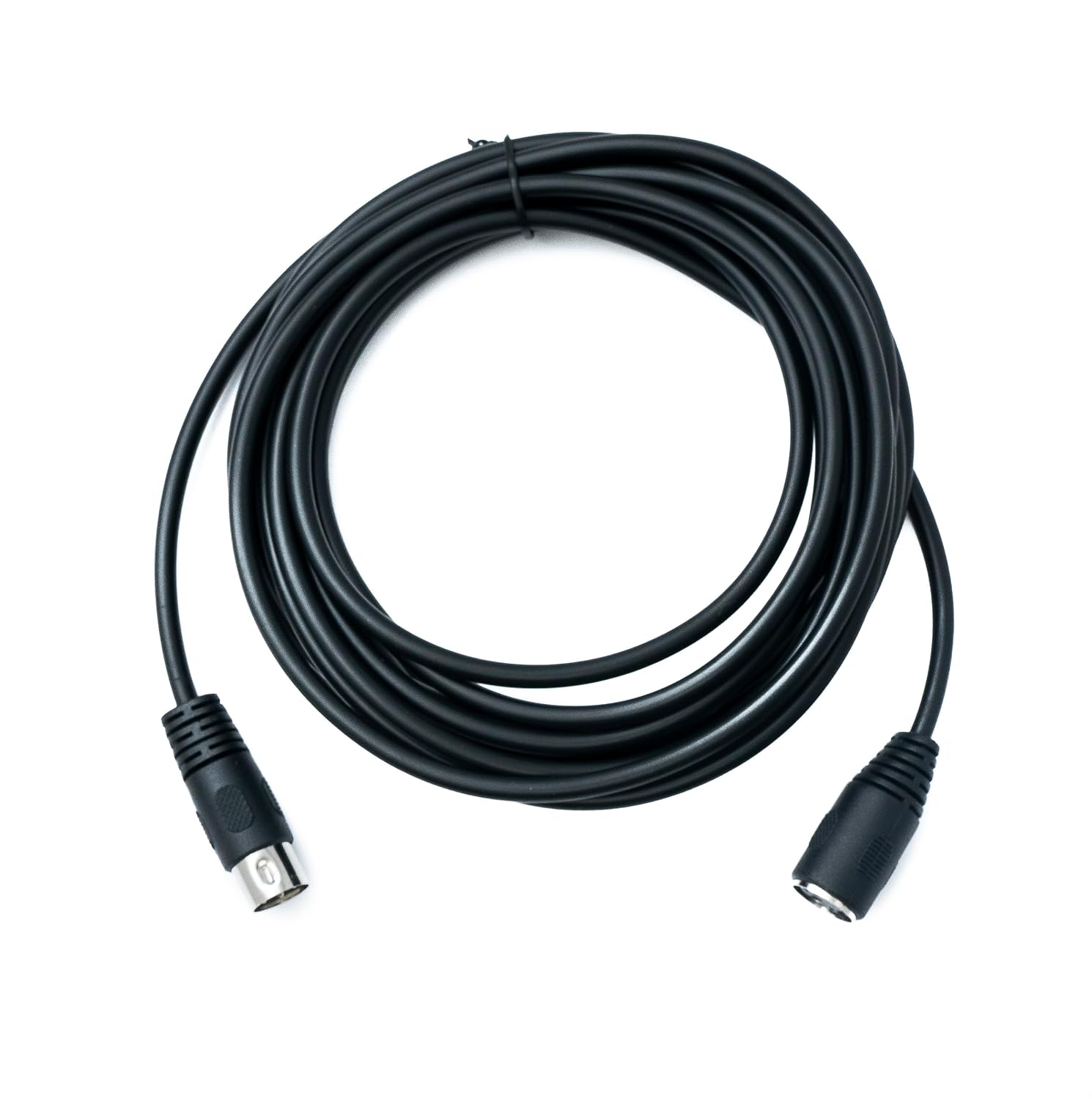 System-S S-Video Cable 5 m DIN 3 Pin Male to Female in Black