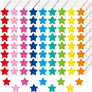 4320Pcs Star Stickers,0.6" Small Star Stickers for Kids Reward,Colorful