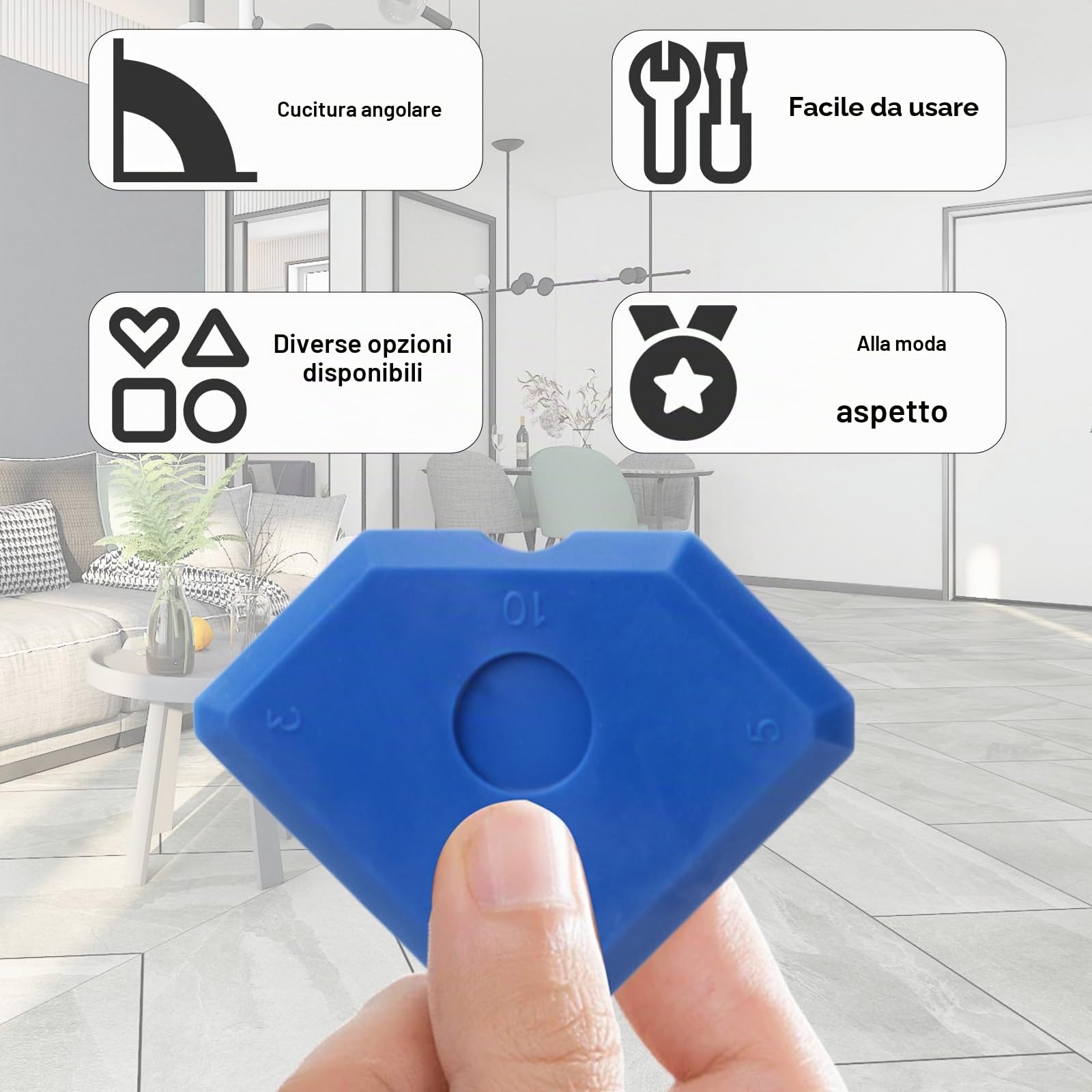 12 PZ Set di utensili per rimuovere il silicone, utensile per levigare le fughe in silicone e sigillatura in silicone, estrattore per fughe, estrattore per fughe, rimozione del silicone per cucina