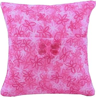 Tooth Fairy Pillow with Pocket, Pink, Flower Print Fabric for Girls
