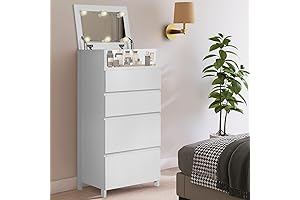 LTMEUTY Small Dresser with Mirror