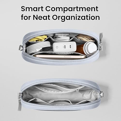 Vista 151 de tomtoc Estuche organizador de accesorios de viaje para electrónicos y cables, para teléfono, Airpods, unidad USB y artículos diarios y esenciales