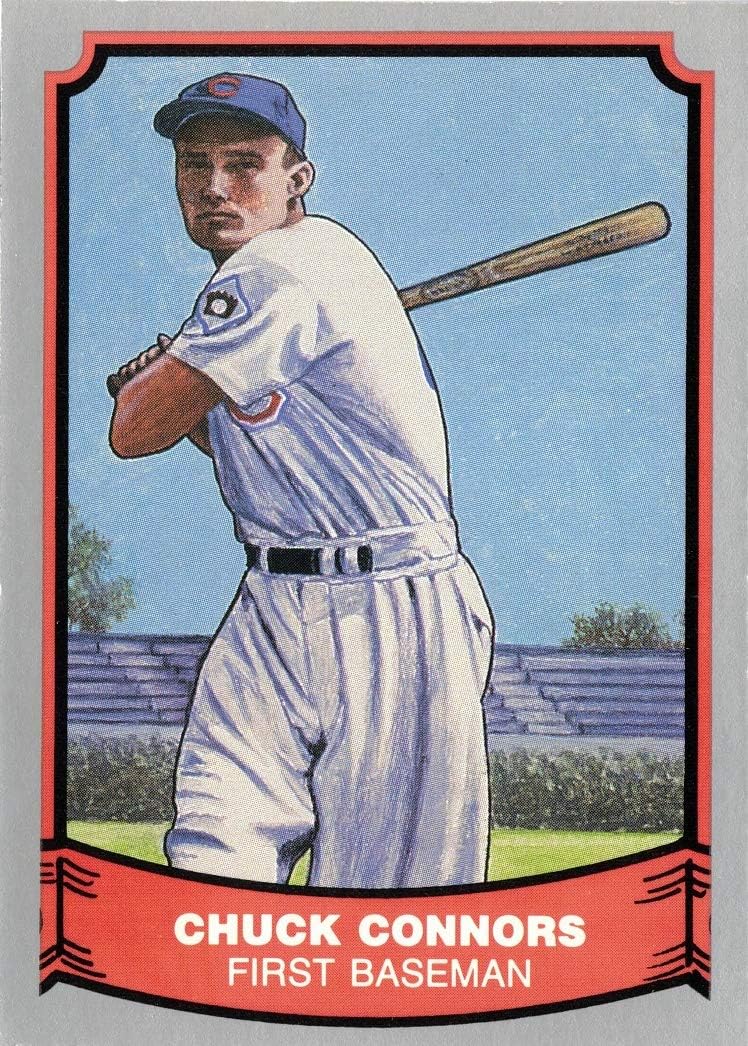 1988 Pacific Legends 71 Chuck Connors Baseball Card Actor