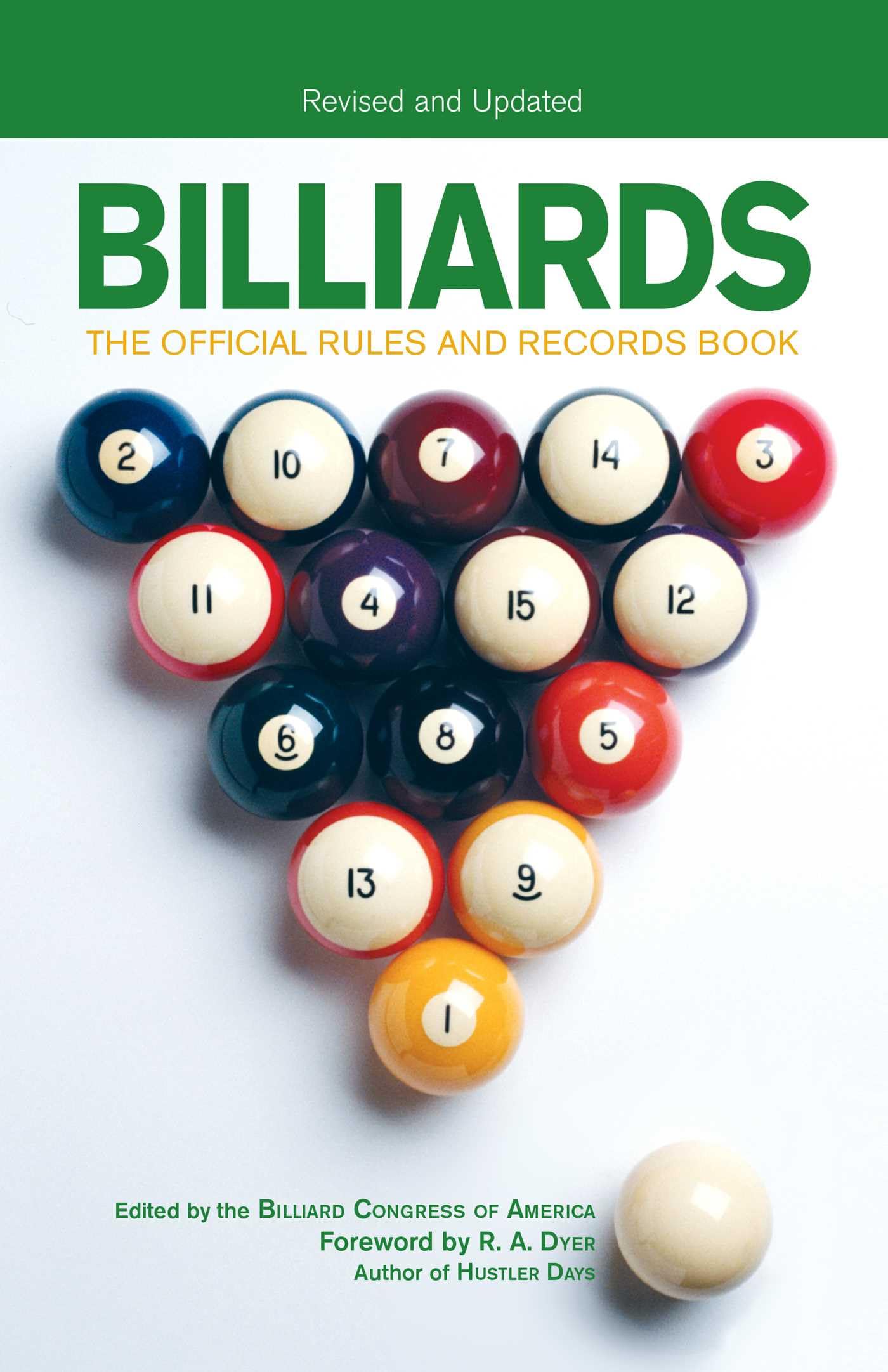 Billiards, Revised and Updated: The Official Rules And Records Book