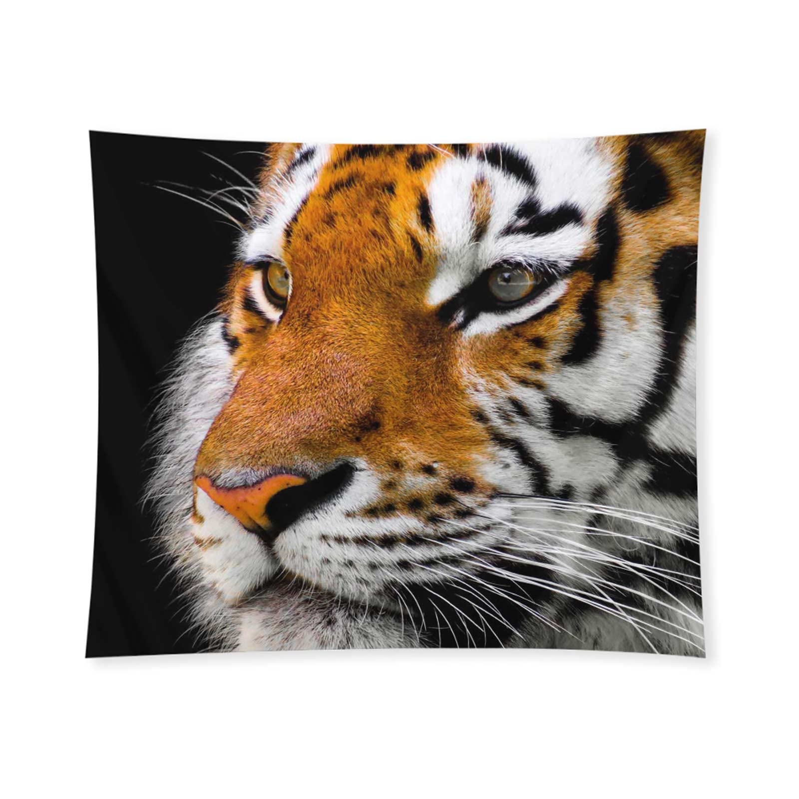 虎柄毛皮タペストリ2頭