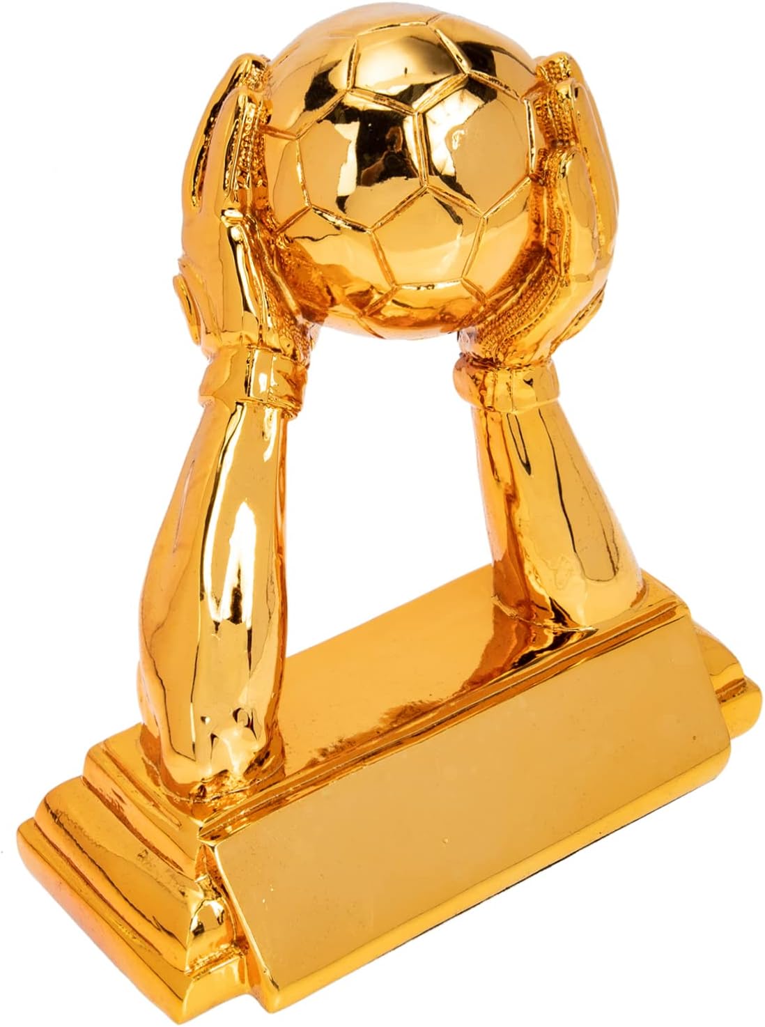 Resin Soccer Trophy Golden Goalkeeper Award Decorative Football Trophy for Fans Quality Resin Craft for Sports Tournaments and Competitions