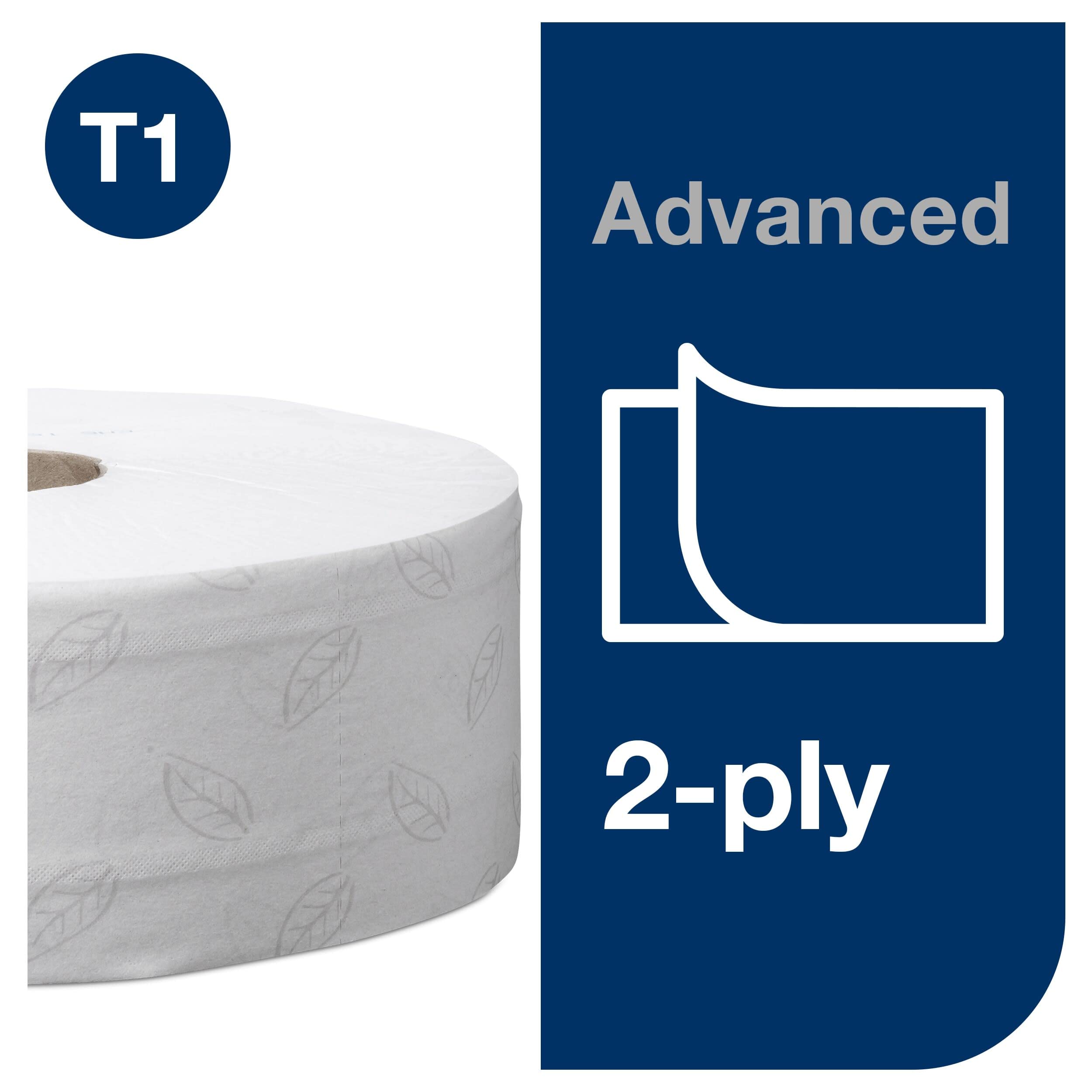 Tork Jumbo papier toaletowy biały T1, Advanced, 2-warstwowy, 6 × 380 m, 472118