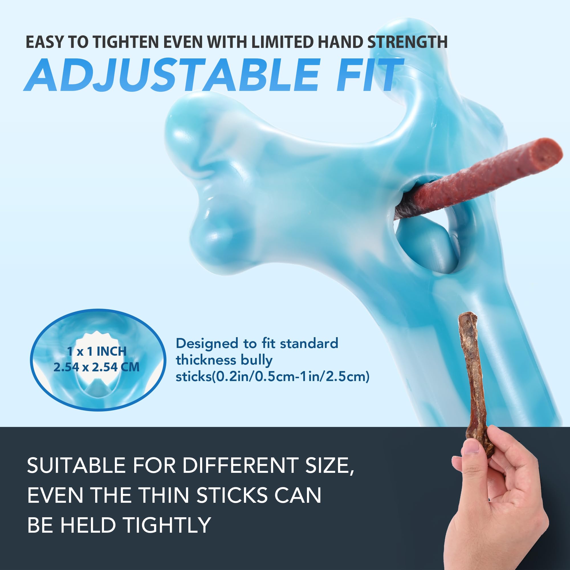 Giocattolo Da Masticare Per Cani Indistruttibile - Osso In Nylon Per Masticatori Aggressivi - Foto 8