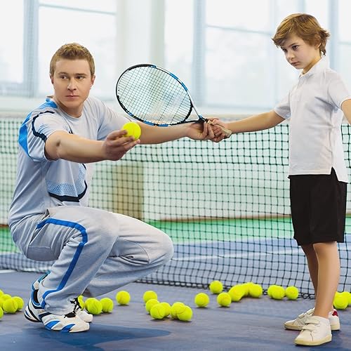 Miniatura 3 de Vinsot Paquete de 24 pelotas de tenis para jugar, pelotas de práctica de tenis, pelotas de entrenamiento para jugadores principiantes, pelota de