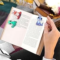 Vista 2 de Cute Magnetic Bookmarks, Animals Book Page Markers, Book Marks for Kids Book Lovers Students Teachers Reading