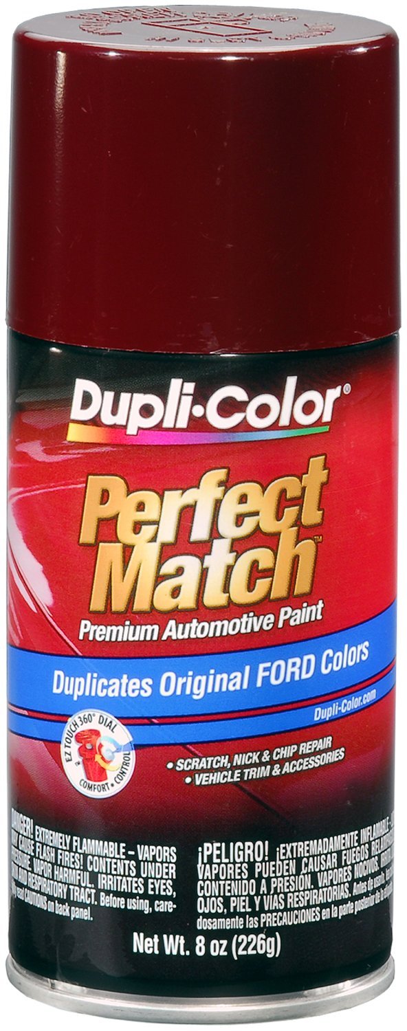 Dupli-Color (EBFM02887-6 PK) Dark Canyon Red Ford Exact-Match Automotive Paint - 8 oz. Aerosol, (Case of 6)