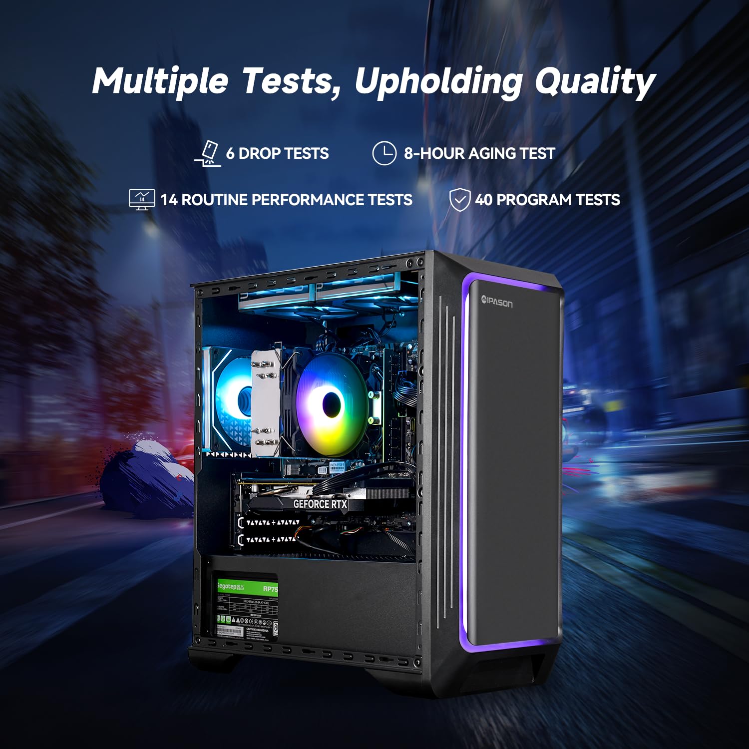 Amazon.com: IPASON Gaming PC Desktop – AMD Ryzen5 5600 3.5GHz 
