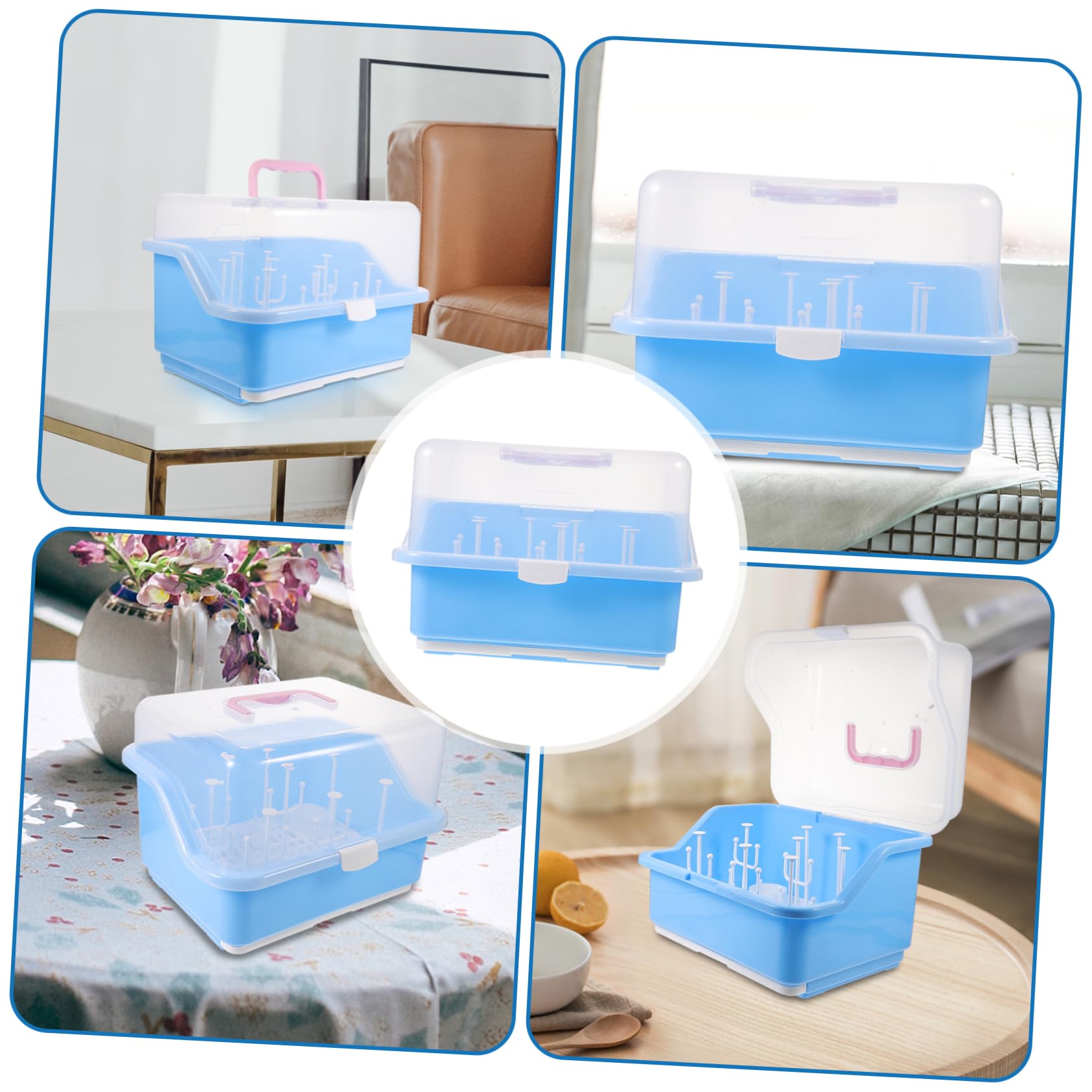 Yardwe Boîte De Rangement pour Couvercle Boîte De Séchage De Vaisselle Et Durable Design pour Utilisation