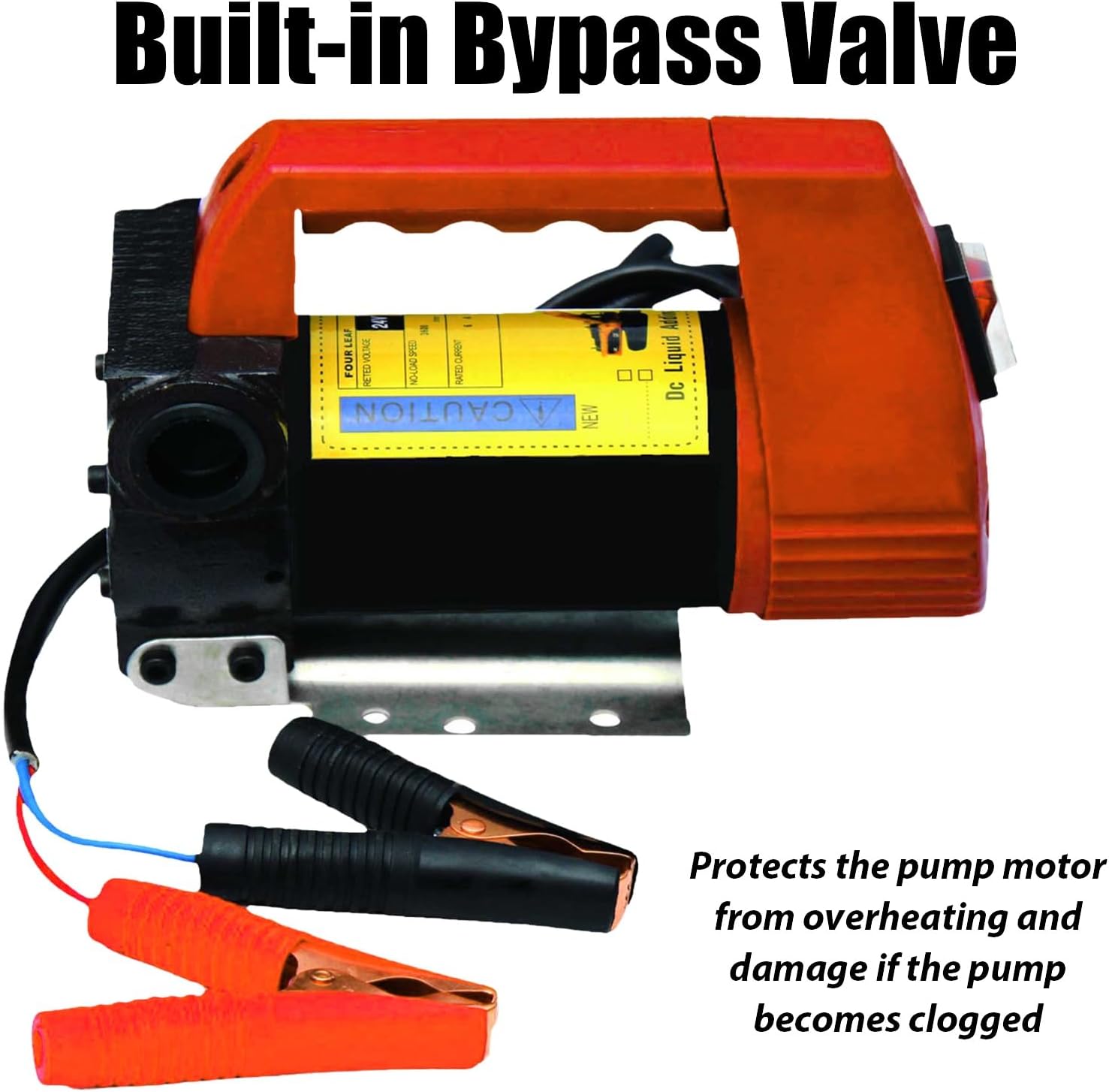 Upgrade 12 Volt Diesel Transfer Pump, 12 GPM Self-Priming Electric Fuel Transfer Pump, Portable Fuel Pump Kit with Auto-Stop Nozzle and Hose for Kerosene Machine Transformer Oil