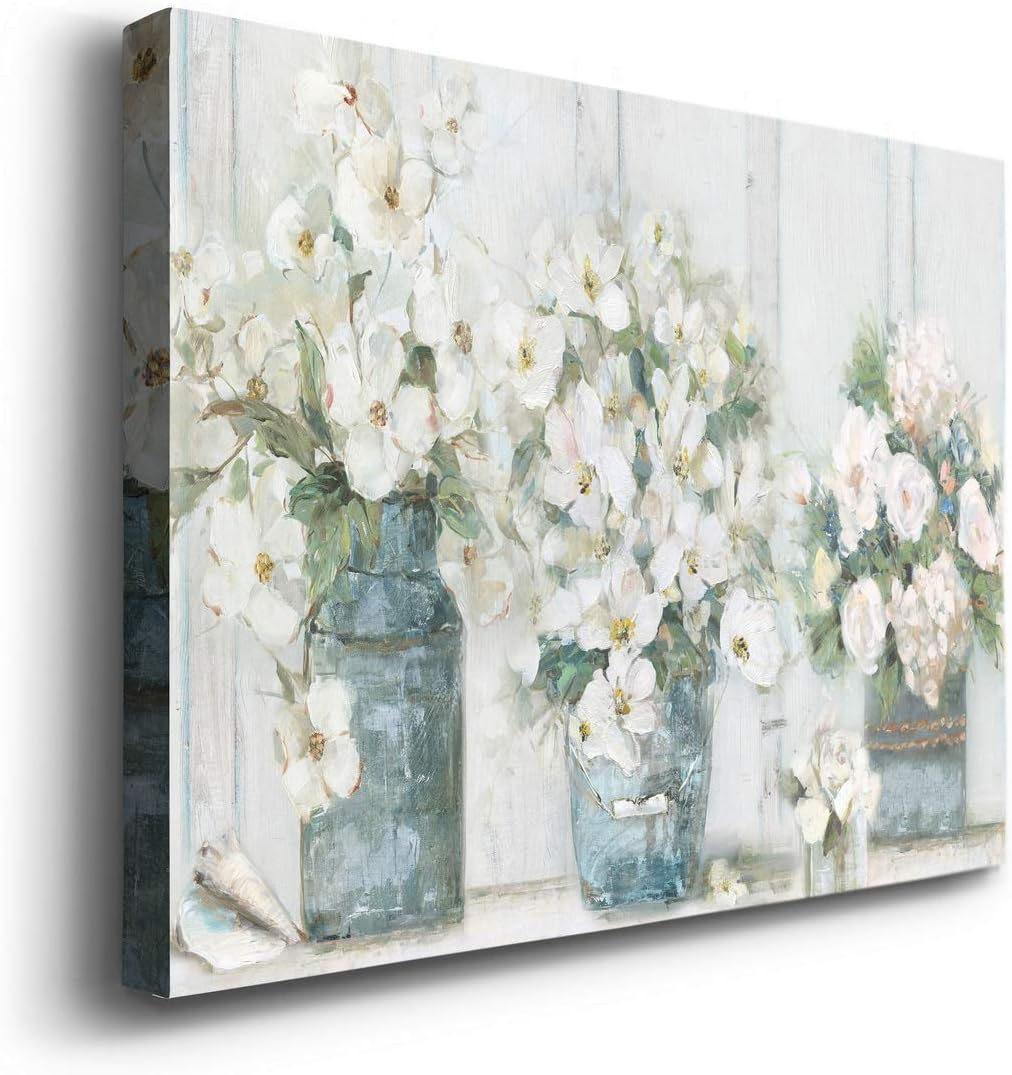 Landscape Canvas Wall Art Abstract Floral Forest Modern Pictures Artwork Decoration for Living Room Kitchen Bathroom Office, Ready to Hang