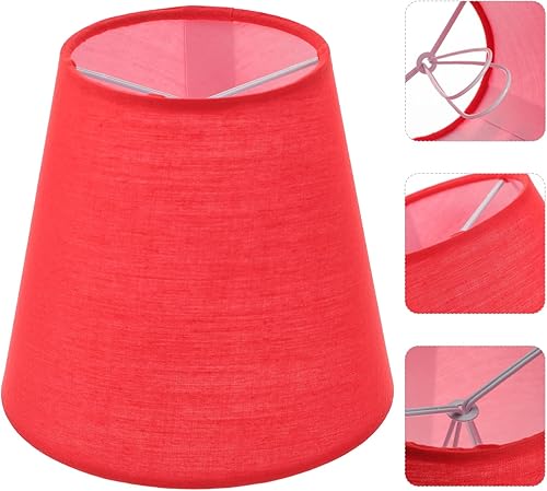 Miniatura 6 de Pantallas de lámpara, pantalla de tela de repuesto con clip, pantalla de luz de pared, cubierta de luz para dormitorio, sala de estar, cocina,