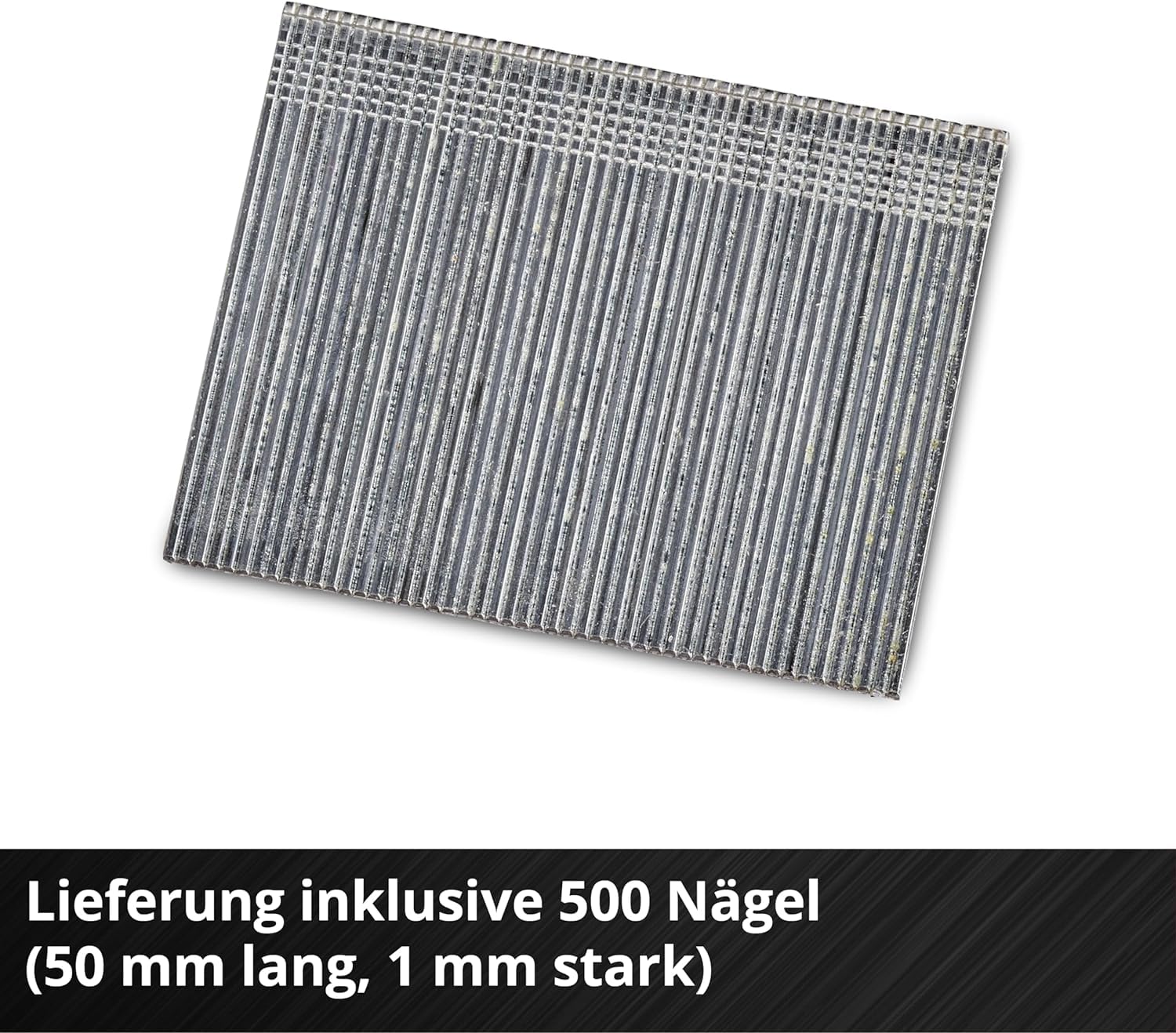 Einhell Professional Akku-Nagler FIXETTO 18/50 N Power X-Change (18V, 60 Schuss/min, max. 50 mm Nagellänge, Tiefeneinstellung, Einzel-/Serienschuss, inkl 500 Nägel, ohne Akku)