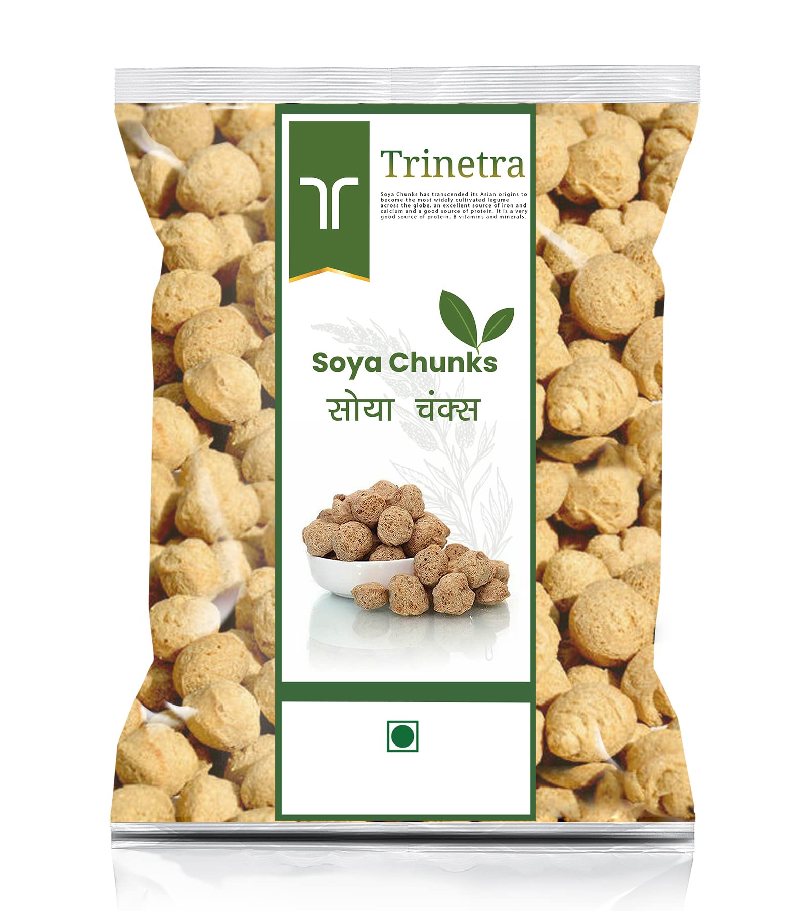 Trinetra Soya Chunks-1Kg Pack