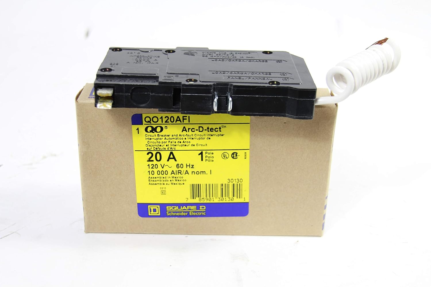 Square D Arc Fault Circuit Breaker, QO120AFI