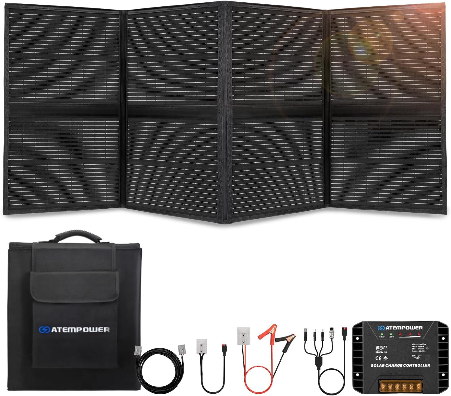 200W Portable Monocrystalline Solar Panel