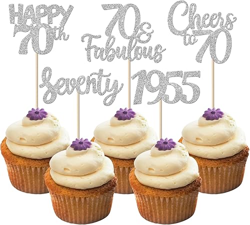 Miniatura 232 de Rsstarxi Paquete de 30 adornos para cupcakes de 15 cumpleaños con purpurina Mis Membrillo 15 desde 2010 Feliz 15º Cupcake Toppers Quince Cheers to