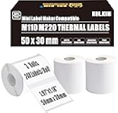 N20 Labels, Waterproof M110 Thermal Labels for Phomemo Print Master M220 M110 for CLABEL 221B Tape Refill M100 M102 for N20 2 Inch Label Printer 1.97