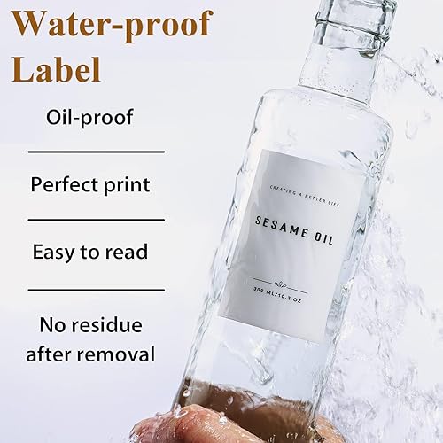 Miniatura 6 de Botella dispensadora de aceite de oliva con bandeja de bambú, dispensador de aceite y vinagre de GIXSEGIE con boquilla de vertido de metal,