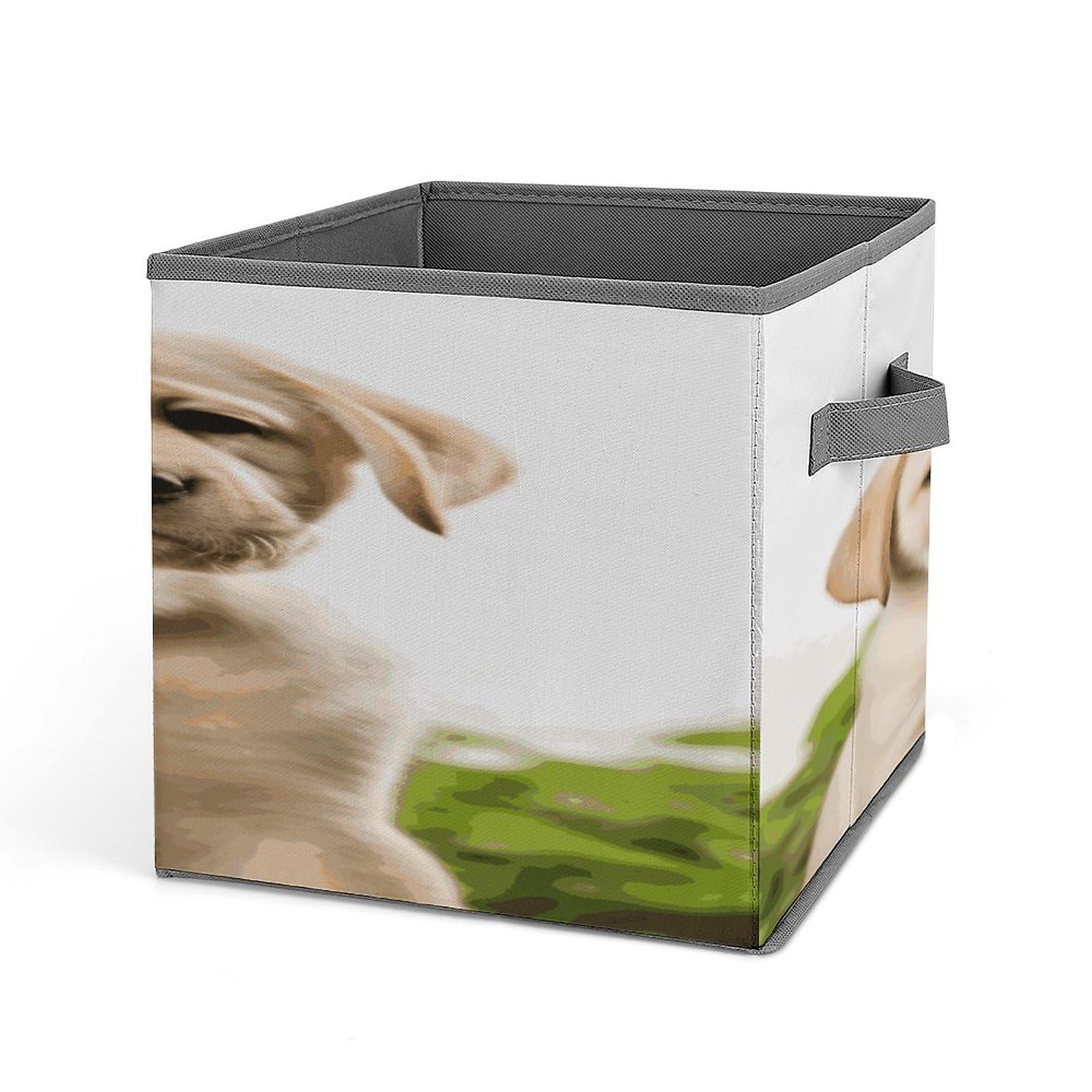 Fekiloot Style Funny Labrador Puppy Dog Storage Bins Storage Baskets