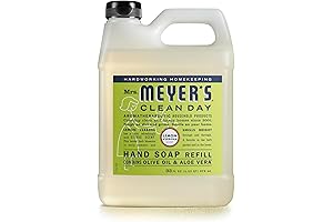 MRS. MEYER'S CLEAN DAY Hand Soap Refill: Refreshing Lemon Verbena Scent, Gentle...
