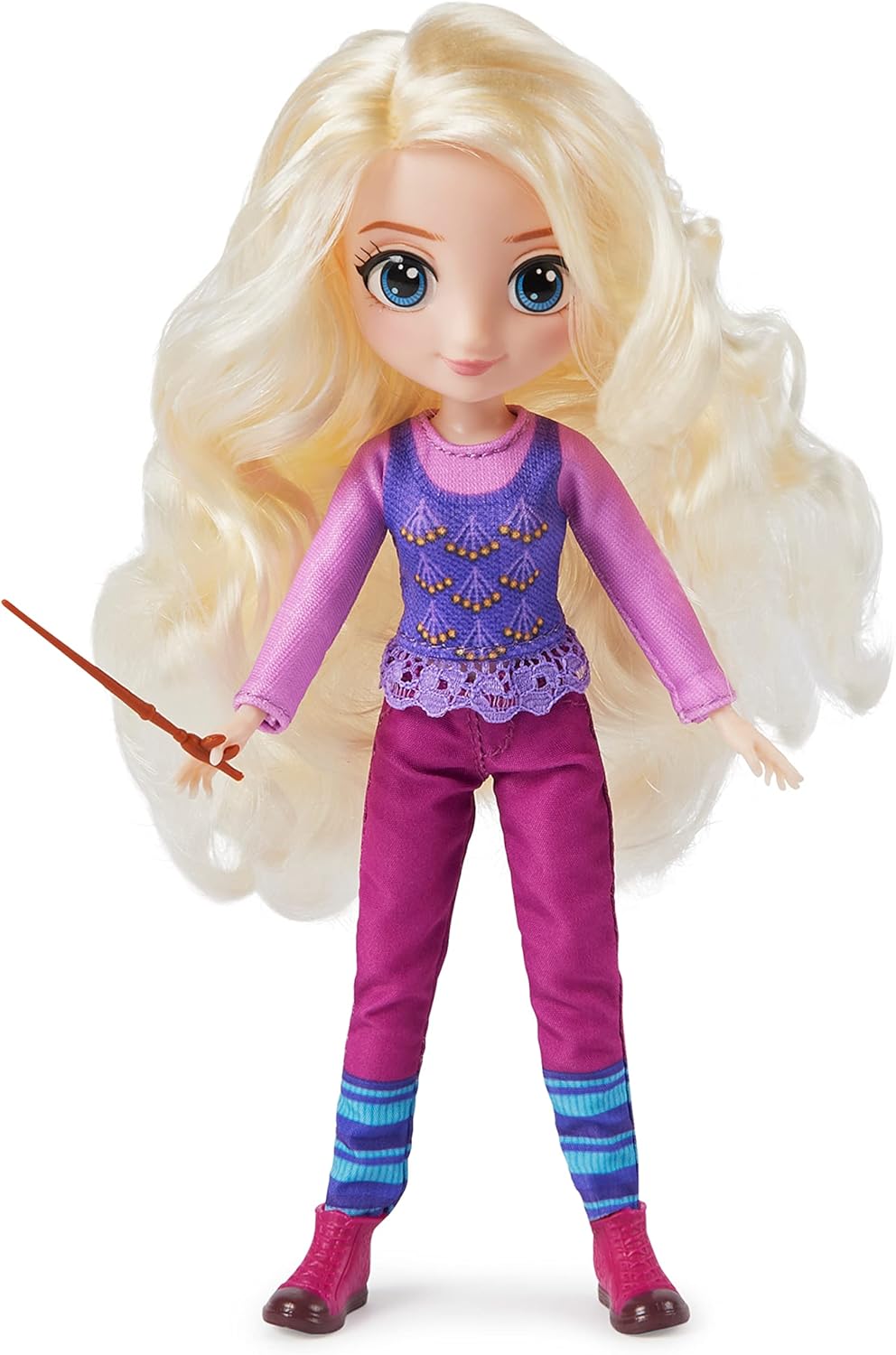 Wizarding World Harry Potter, 8-inch Luna Lovegood Gift Set with 2 Outfits, 5 Doll Accessories, Kids Toys for Ages 6 and up