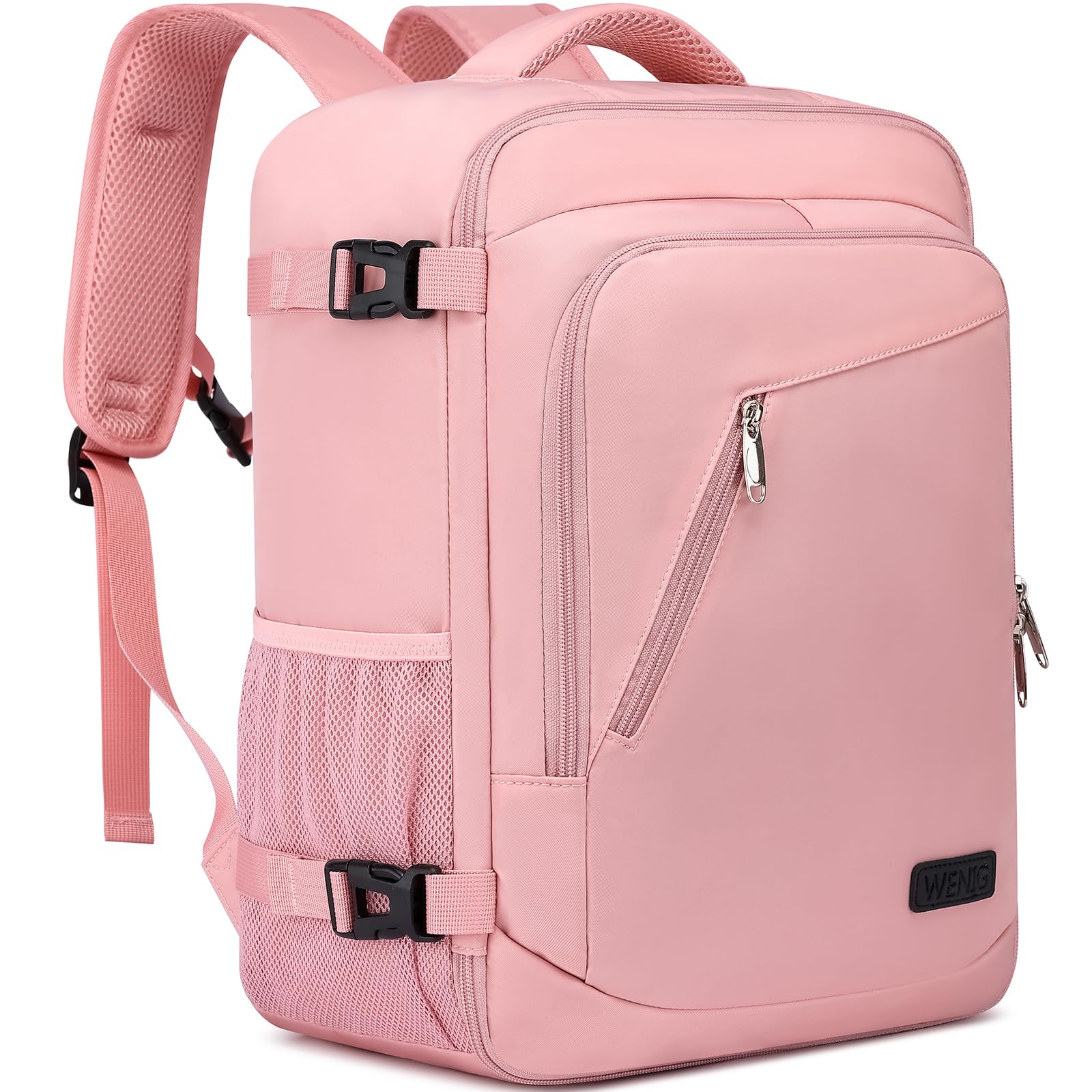 WENIG Handgepäck Rucksack Klein Reiserucksack für Flugzeug Unter Sitzplatz Tasche Laptop Rucksack mit USB Ladeanschluss für Herren Damen Schulrucksack Jungen Teenager