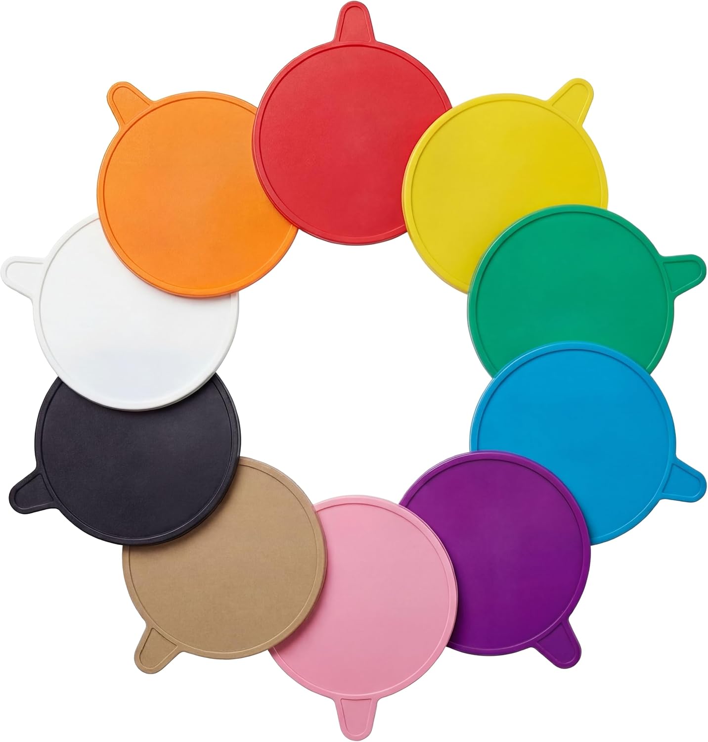 12 Pack Can Lid Covers, Assorted