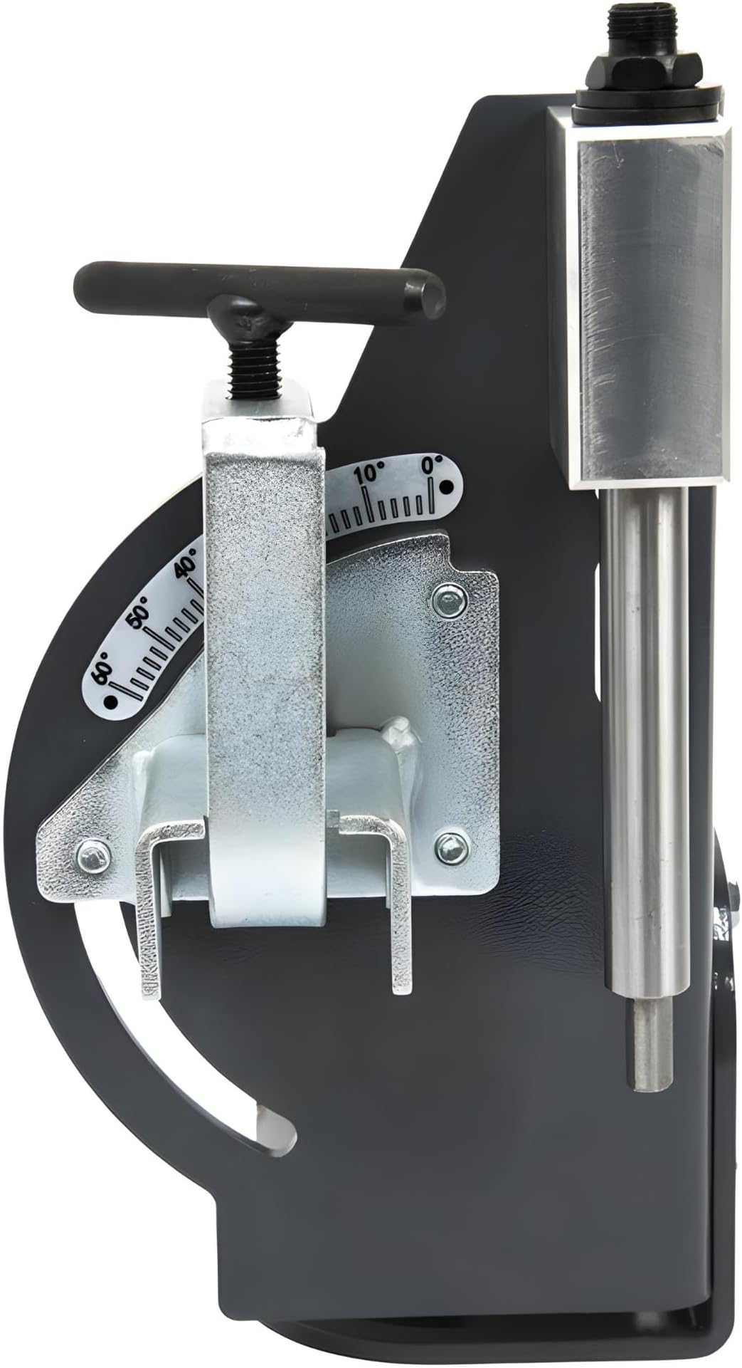 Jeremywell Tube Notcher Pipe Notcher Punch and Press Tool for 0-60 Degree Angle - Up to 2 inches Diameter - Round Tubing Bore Hole Machine Mild Steel Stainless Alum