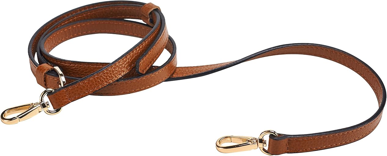 LIVE UP Full Grain Purse Strap Genuine Leather Replacement for Cross Body Bag Handbags