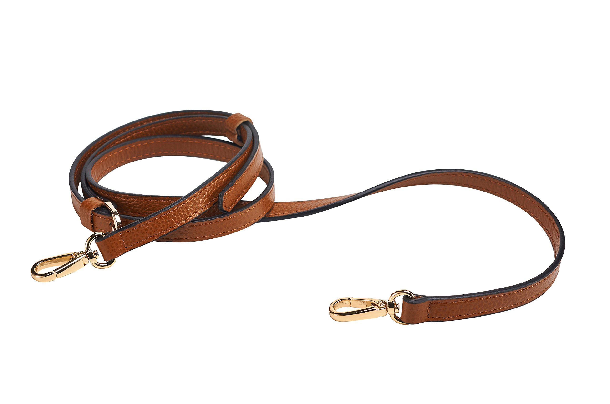LIVE UP Full Grain Purse Strap Genuine Leather Replacement for Cross Body Bag Handbags