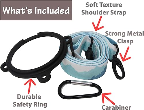 Miniatura 5 de One MissionX Yeti Rambler - Correa para botella para botellas de agua de 64 onzas, 46 onzas, 36 onzas, 26 onzas, 1812 onzas, accesorios duraderos