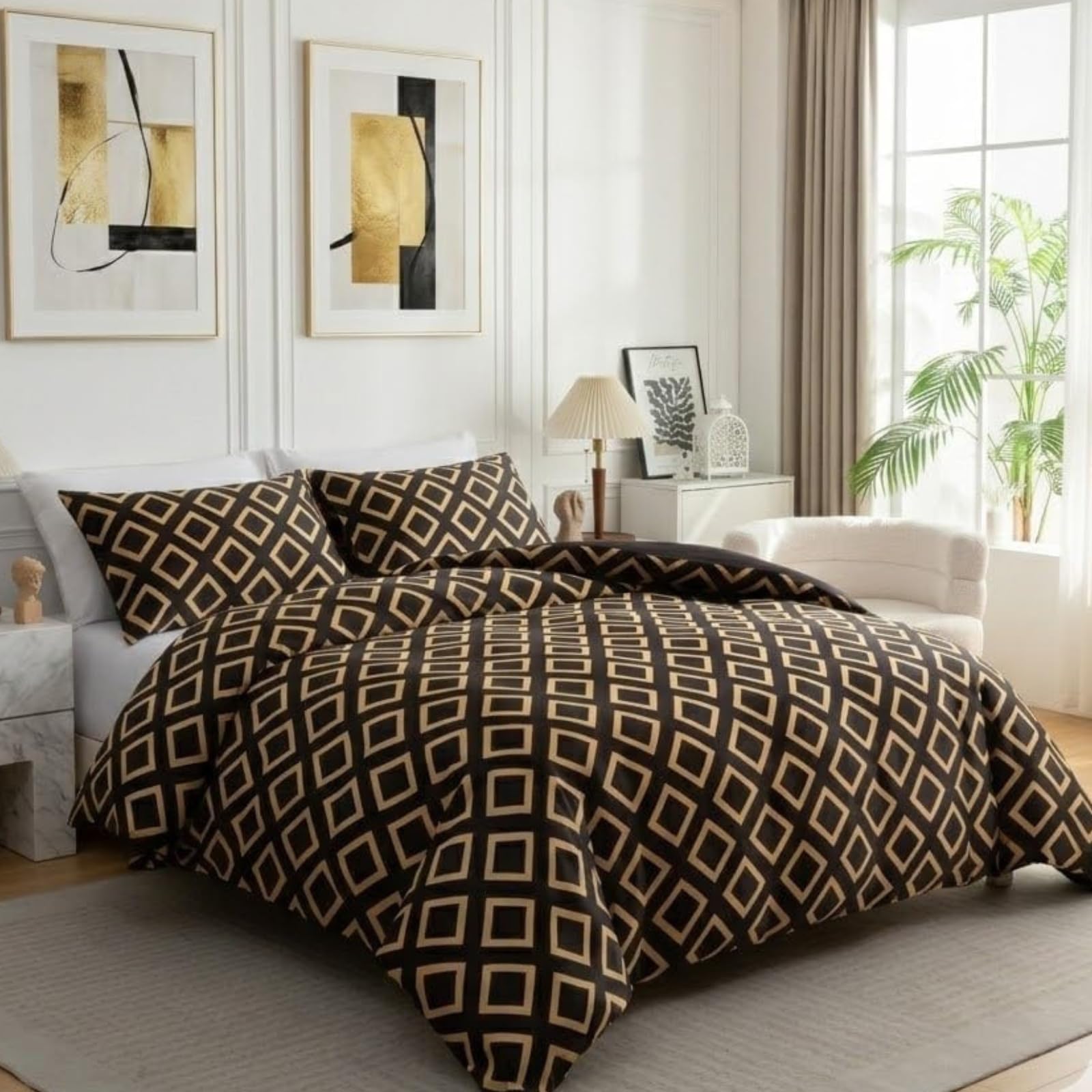 Grace Double Duvet Set Premium Microfiber Duvet Cover Double Ultrasoft Hypoallergenic Reversible Double Duvet Cover With Zipper Closure