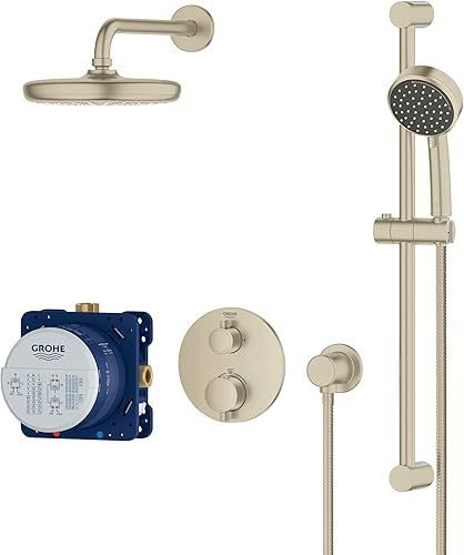 Miniatura 5 de GROHE 34745000 Grohtherm Cube - Juego de ducha con Tempesta 210, cromado Starlight