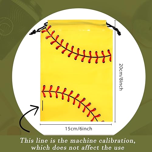 Miniatura 2 de Silkfly Paquete de 50 bolsas de voleibol con cordón para aperitivos, bolsas de plástico para regalo, regalos de fiesta para suministros de fiesta