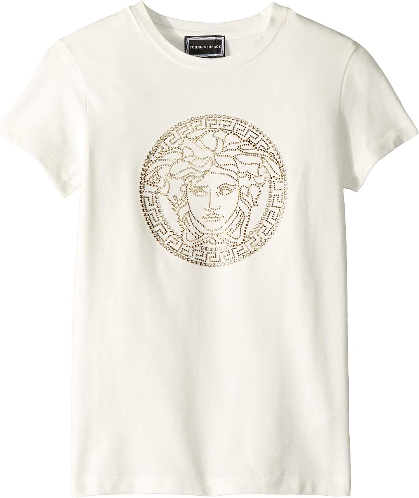 Medusa Strass Logo Tee (Big Kids)